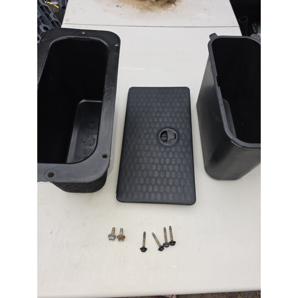 2013-2019 Dodge Ram Rear  Storage Compartment  With Cubby Bin w/ Lid Oem